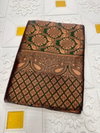 Copper Peacock By Aab Soft Lichi Silk Designer Sarees Wholesale Market In Surat